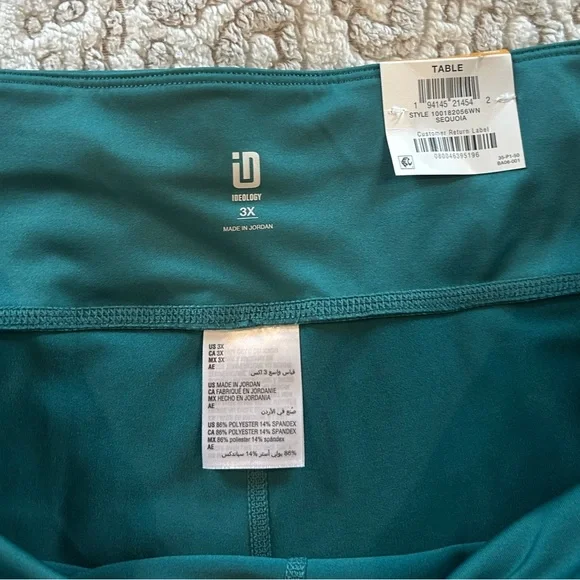 NWT Ideology Women’s Plus Size 3x Capri Leggings - Picture 8 of 8